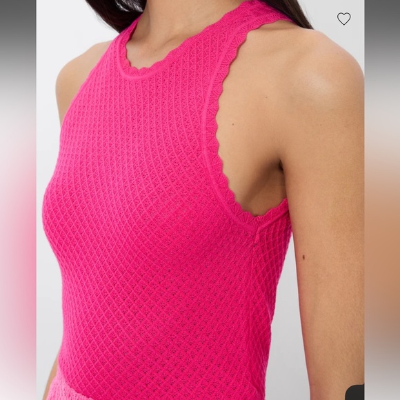 Alice + Olivia Rydel Fuchsia Knit Tank Top – Size S – Brand New with Tags - Picture 5 of 6